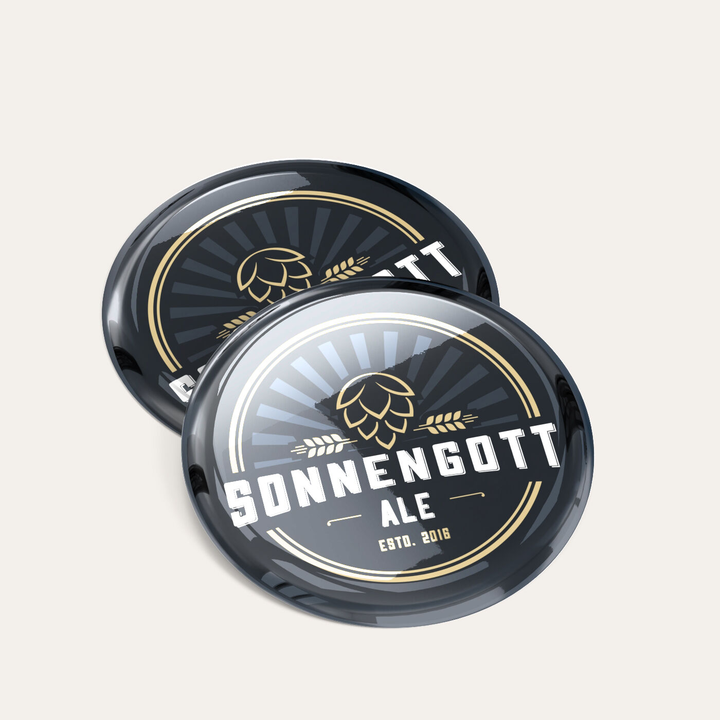 Domed 3D Labels