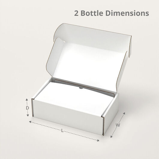 2 Bottle Dimensions