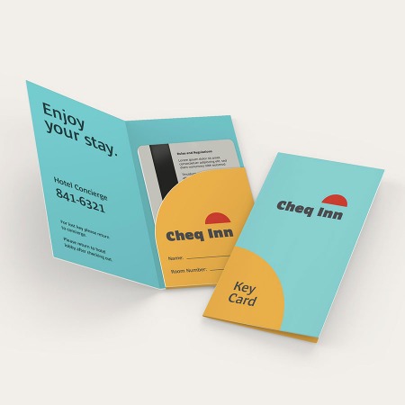 hotel key card jackets