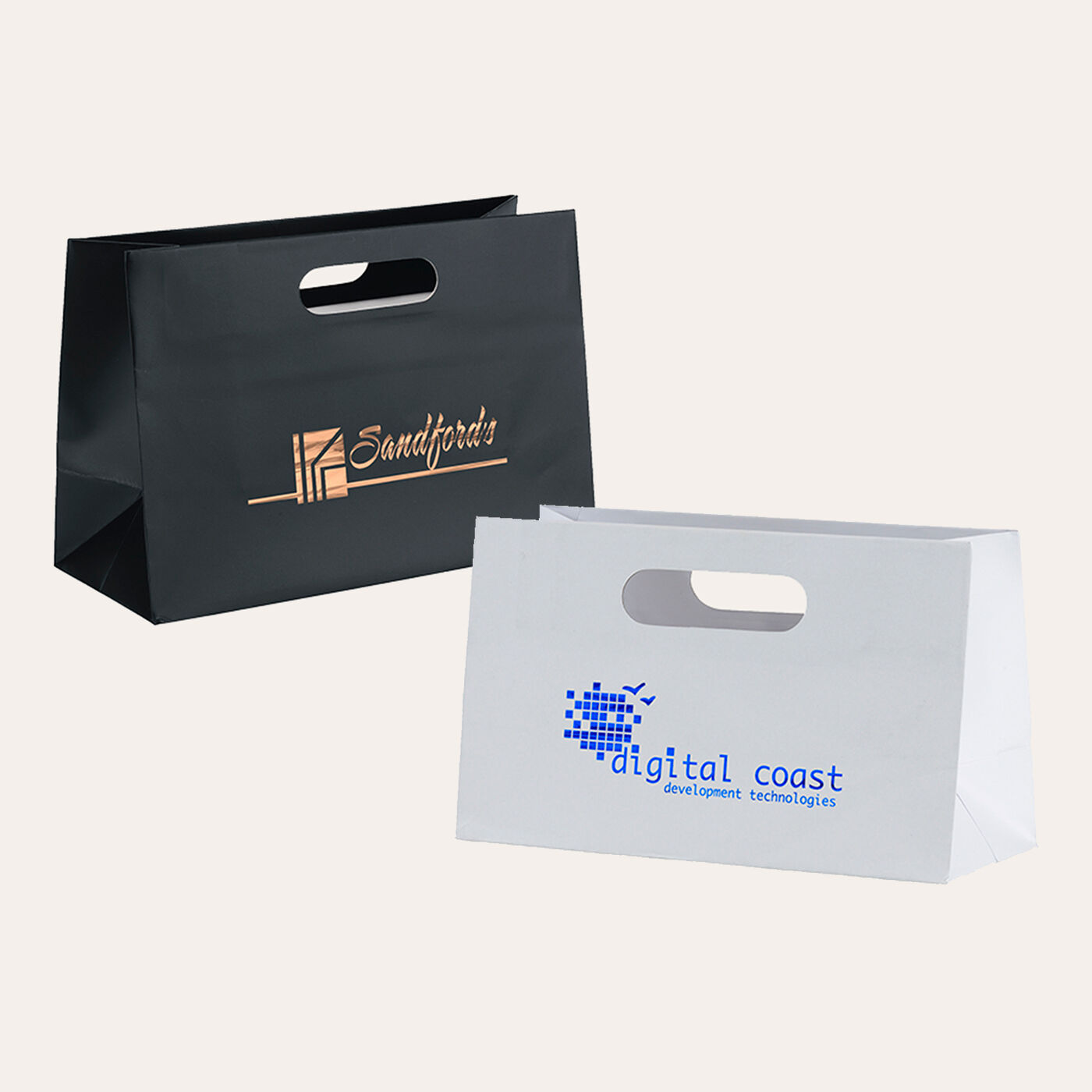 Boutique Die Cut Handle Totes