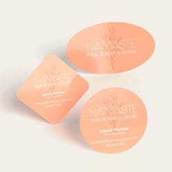 Die-Cut Business Cards