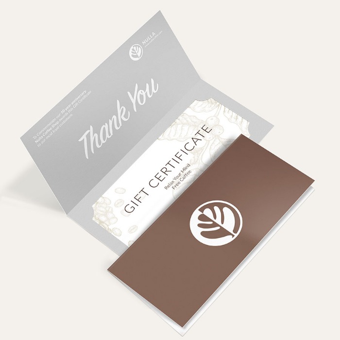 Gift Certificate Holder