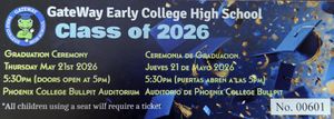 Graduation tickets