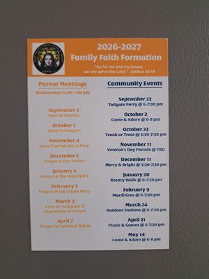 Faith Formation Refrigerator Magnets