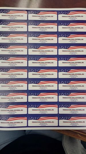 Sheet Labels
